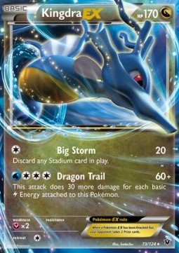 Kingdra EX Fates Collide #73/124
