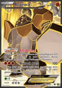 Regirock EX Fates Collide #43/124