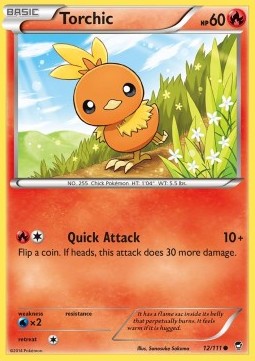 Torchic Furious Fists #12/111