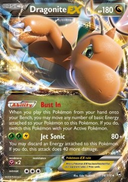 Dragonite EX Furious Fists #74/111