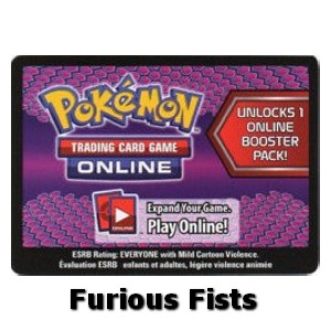 Online Code Card (Booster) Furious Fists #