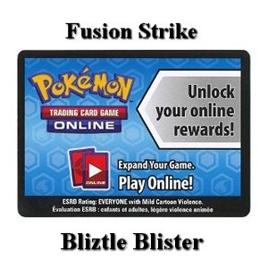 Online Code Card (Blitzle Blister) Fusion Strike #