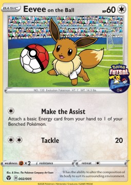 Eevee on the Ball Futsal Promos #202