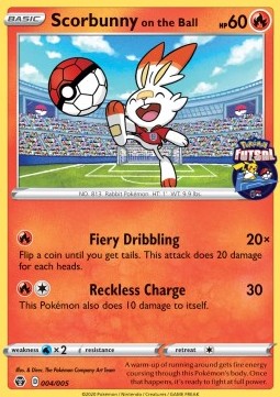 Scorbunny on the Ball Futsal Promos #204