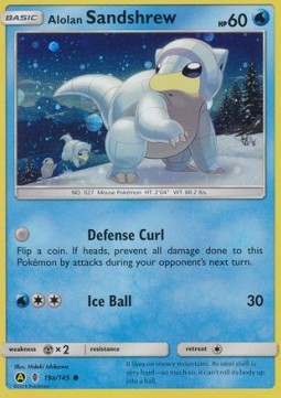 Alolan Sandshrew Guardians Rising #19/145