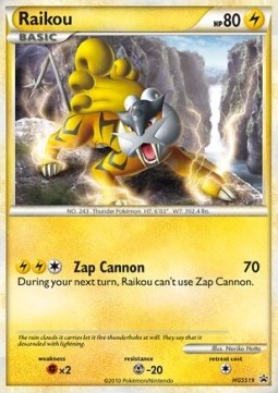 Raikou - HGSS Black Star Promos #19/25
