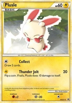 Plusle - HGSS Black Star Promos #16/25