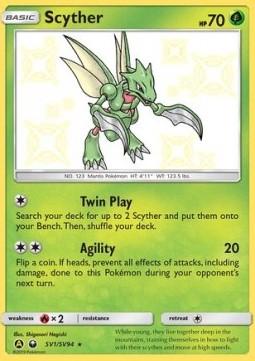 Scyther Hidden Fates #1/68