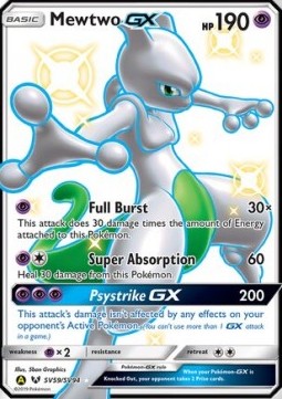 Mewtwo GX Hidden Fates #59/68