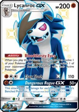Lycanroc GX Hidden Fates #66/68