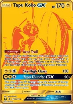 Tapu Koko GX Hidden Fates #93/68