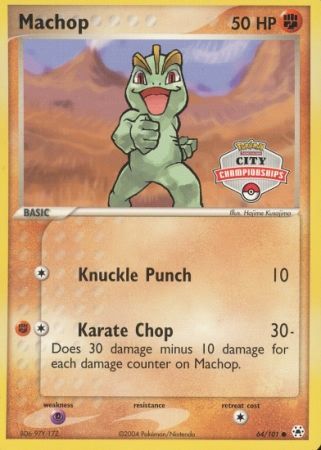 Machop EX Hidden Legends #64