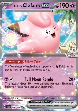 Lillie's Clefairy ex Journey Together #056/159