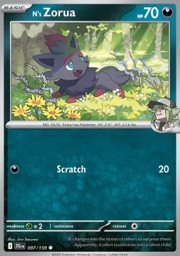 N's Zorua Journey Together #097/159