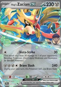 Hop's Zacian ex Journey Together #111/159