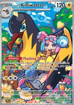 Iono's Kilowattrel Journey Together #163/159