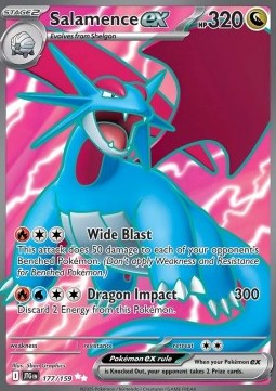 Salamence ex - Journey Together #177/159