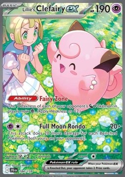 Lillie's Clefairy ex Journey Together #184/159