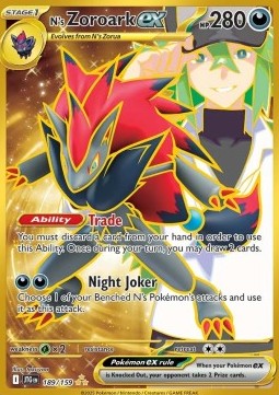 N's Zoroark ex Journey Together #189/159