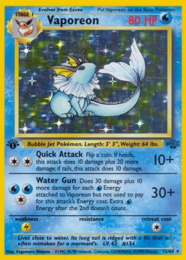 Vaporeon - Jungle #12/64