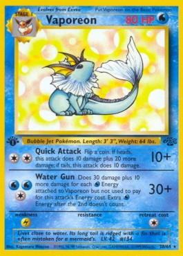 Vaporeon - Jungle #28/64