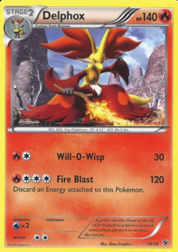 Delphox XY Kalos Starter Set #10