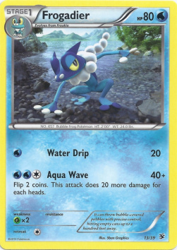 Frogadier XY Kalos Starter Set #13