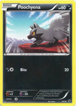 Poochyena XY Kalos Starter Set #16