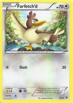 Farfetch'd XY Kalos Starter Set #25