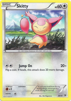 Skitty XY Kalos Starter Set #28