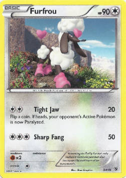 Furfrou XY Kalos Starter Set #33