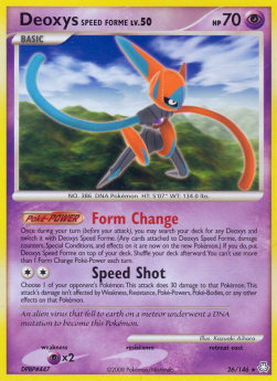 Deoxys Speed Forme Lv.50 Legends Awakened #26/146
