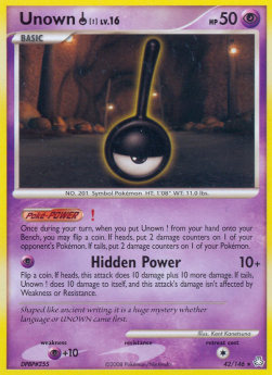 Unown Lv.16 Legends Awakened #42/146
