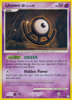 Unown Lv.15 Legends Awakened #78/146