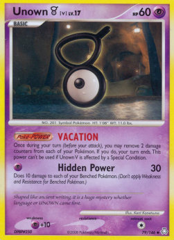 Unown Lv.17 Legends Awakened #79/146