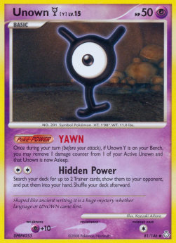 Unown Lv.15 Legends Awakened #81/146