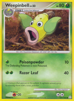 Weepinbell Lv.23 Legends Awakened #127/146