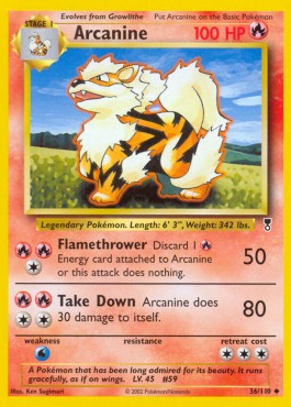 Arcanine - Legendary Collection #36/110