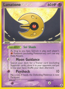 Lunatone - EX Legend Maker #20