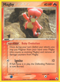 Magby - EX Legend Maker #58