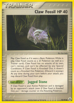 Claw Fossil EX Legend Maker #78