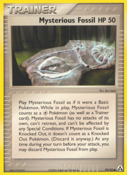 Mysterious Fossil EX Legend Maker #79