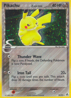 Pikachu δ Delta Species EX Legend Maker #93