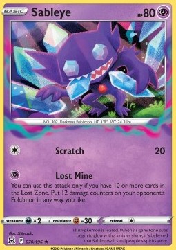 Sableye - Lost Origin #070/196