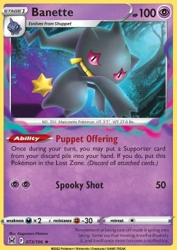 Banette - Lost Origin #073/196