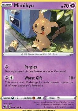 Mimikyu - Lost Origin #080/196