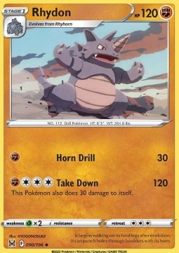Rhydon - Lost Origin #090/196