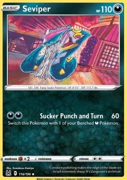 Seviper - Lost Origin #116/196
