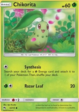 Chikorita - Lost Thunder #5/214