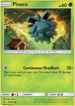 Pineco - Lost Thunder #15/214